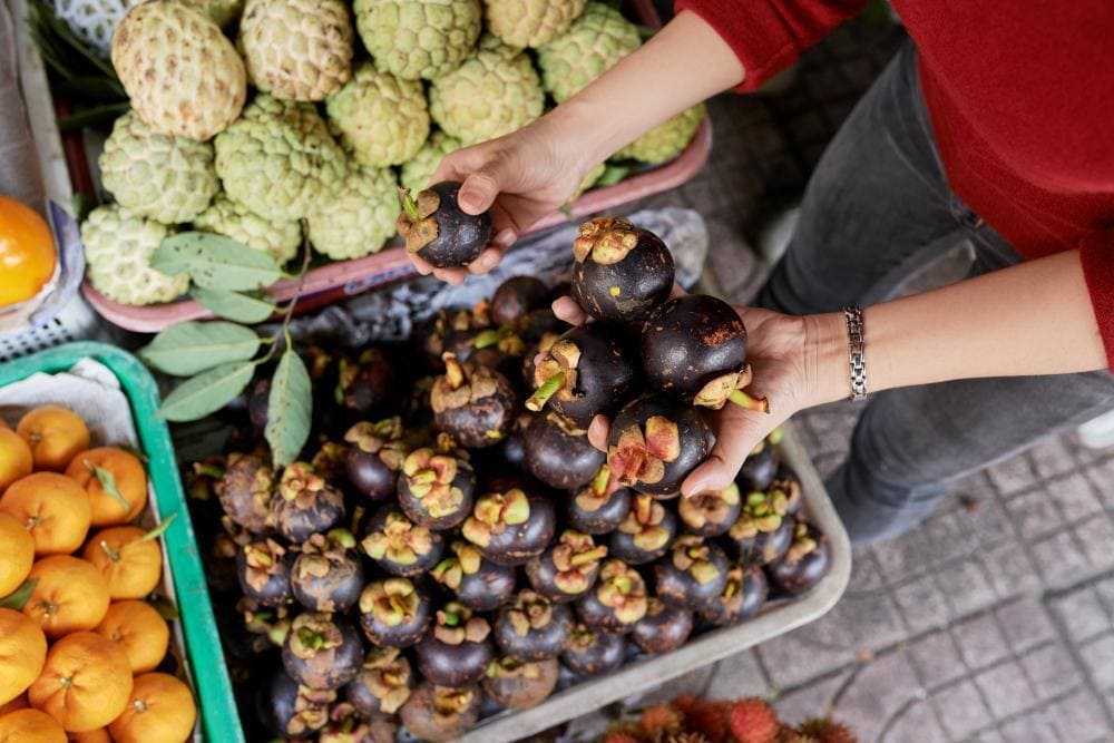 Visiting traditional markets in southern provinces during mangosteen season will give you authentic and deep insights about this fruit (Source: Freepik)